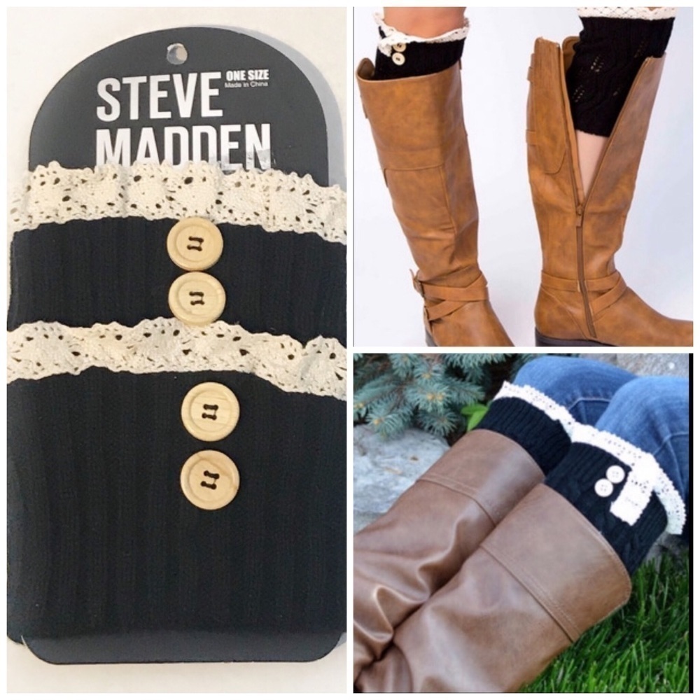 STEVE MADDEN Knit Boot Cuffs